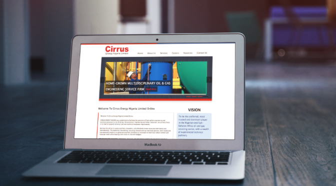 Cirrus Energy’s Website